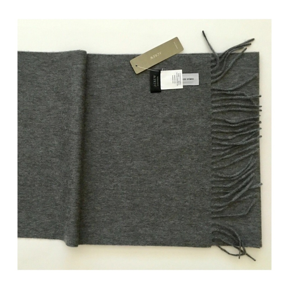 J. Crew 100% Cashmere Scarf  | Color Graphite